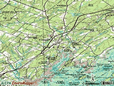 Freeport topographic map
