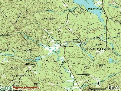 Carthage topographic map