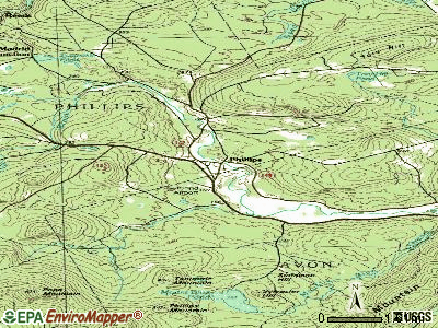 Phillips topographic map