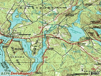 Orland topographic map