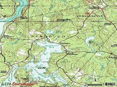 Penobscot topographic map