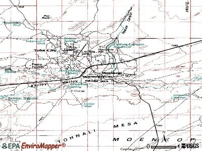 Moenkopi topographic map