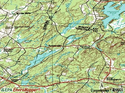 Somerville topographic map