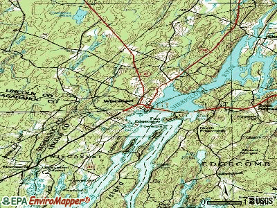 Wiscasset topographic map