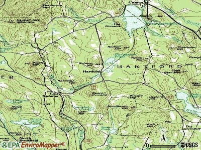 Hartford topographic map