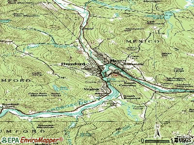 Rumford topographic map