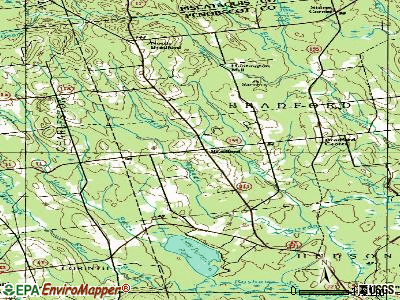 Bradford topographic map