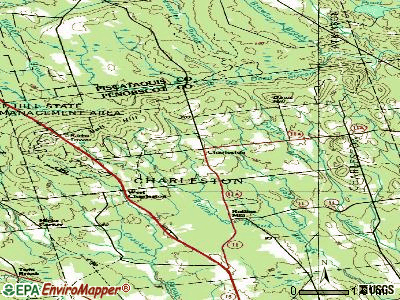 Charleston topographic map