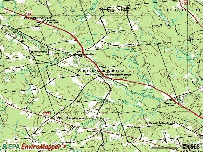Kenduskeag topographic map