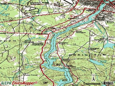 Orrington topographic map