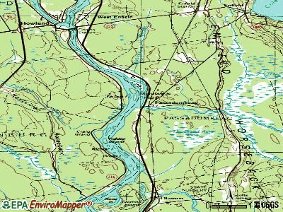 Passadumkeag topographic map