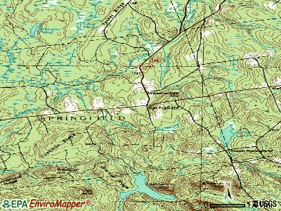 springfield maine map