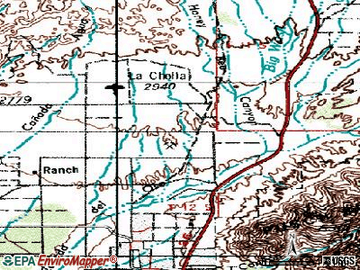 Oro Valley topographic map