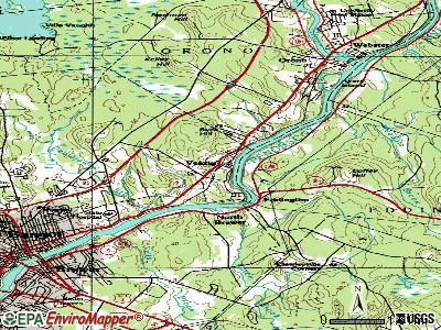Veazie topographic map