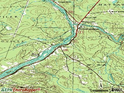 Winn topographic map