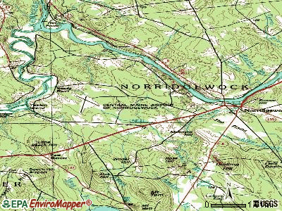Norridgewock topographic map