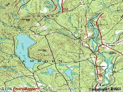 Solon topographic map