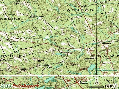 Brooks topographic map