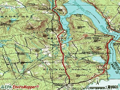 Prospect topographic map