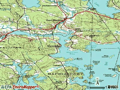 Machiasport topographic map