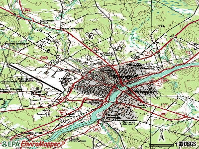 Bangor topographic map