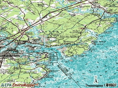 Kittery Point topographic map