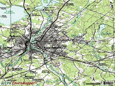 Lewiston topographic map