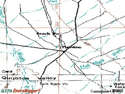 Pisinemo topographic map