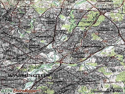Bladensburg topographic map