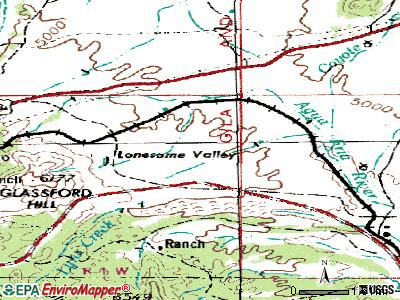 Prescott Valley topographic map
