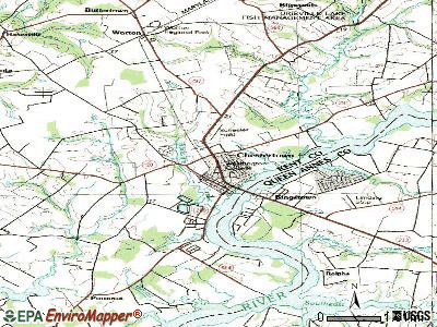 Chestertown topographic map