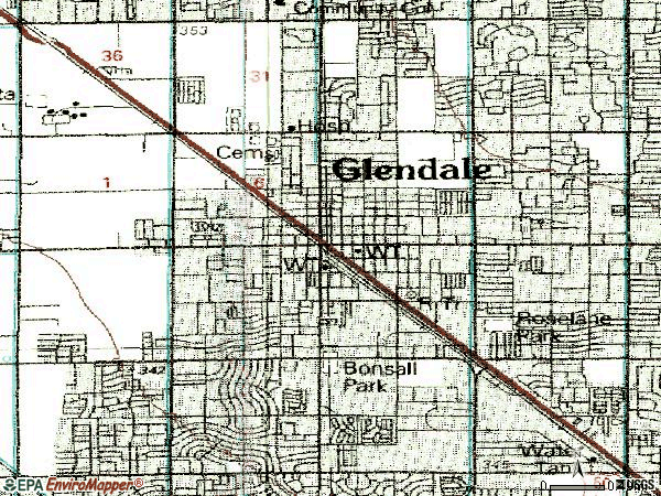 31 Glendale Az Zip Codes Map - Maps Database Source