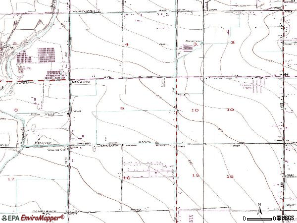 Zip code 85305 topographic map