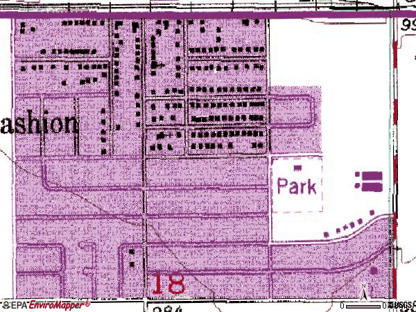 Zip code 85329 topographic map
