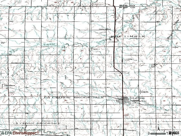 Zip code 67548 topographic map