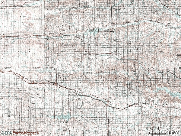 Zip code 00676 topographic map