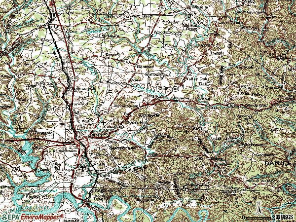 Zip code 42503 topographic map