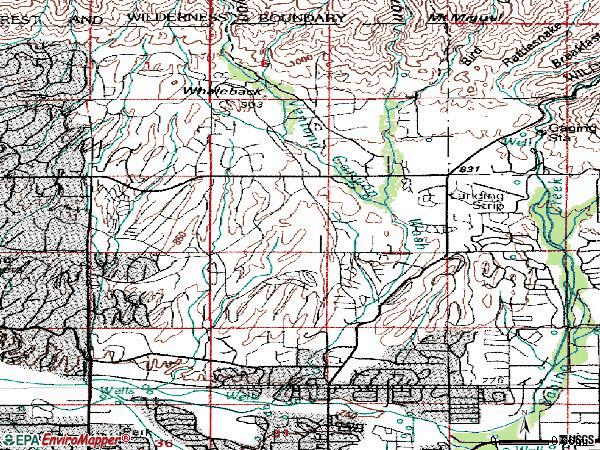 Zip code 85750 topographic map