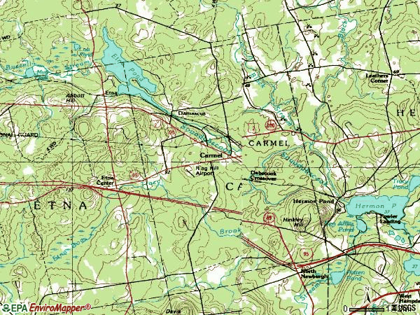 Zip code 04419 topographic map