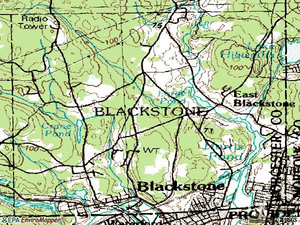 Zip code 01504 topographic map