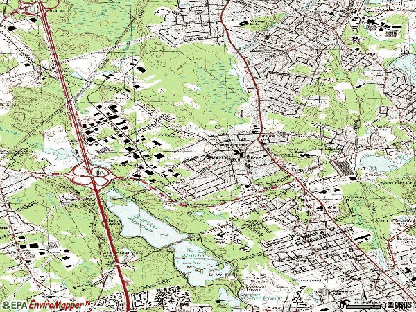 Zip code 02322 topographic map