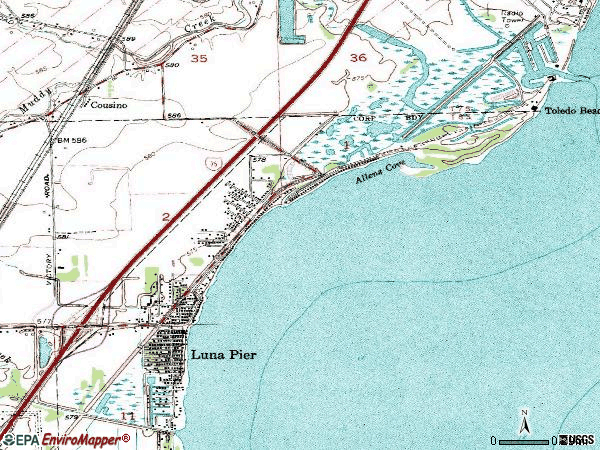 Zip code 48157 topographic map