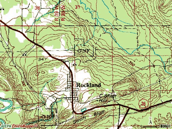 Zip code 49960 topographic map
