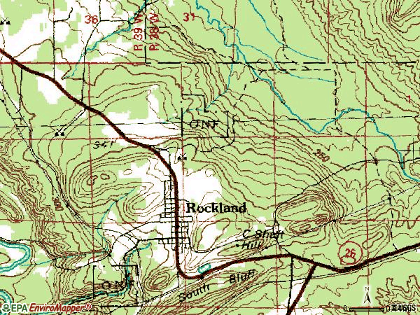 Zip code 49964 topographic map