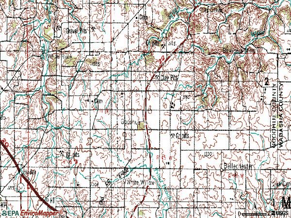 Zip code 55027 topographic map