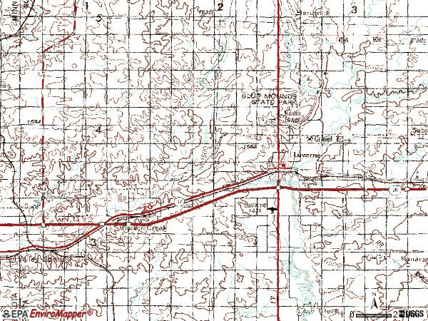 Zip code 56156 topographic map
