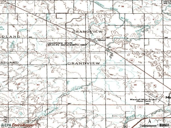 Zip code 56239 topographic map