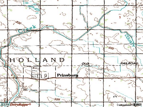 Zip code 56281 topographic map