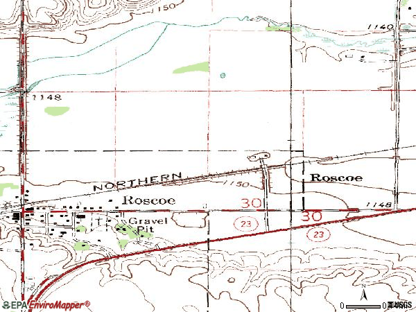 Zip code 56371 topographic map