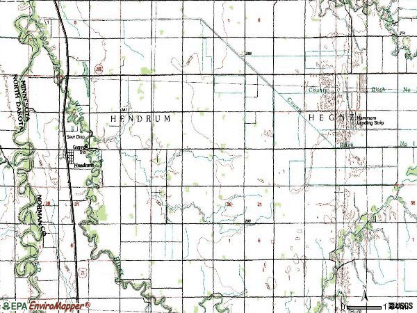 Zip code 56550 topographic map